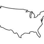 USA Blank Map  Blank America Map With Regard To Blank Template Of The United States