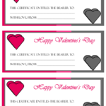 Valentine’s Day Certificate Templates Download Printable PDF  With Love Certificate Templates