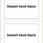 Vocabulary Flash Cards Using MS Word Inside Free Printable Flash Cards Template
