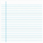 Word Template Lined Note Paper (Page 11) - Line.111QQ.com Inside Notebook Paper Template For Word