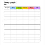Workout Chart Templates – 11+ Free Word, Excel, PDF Documents  Intended For Blank Workout Schedule Template